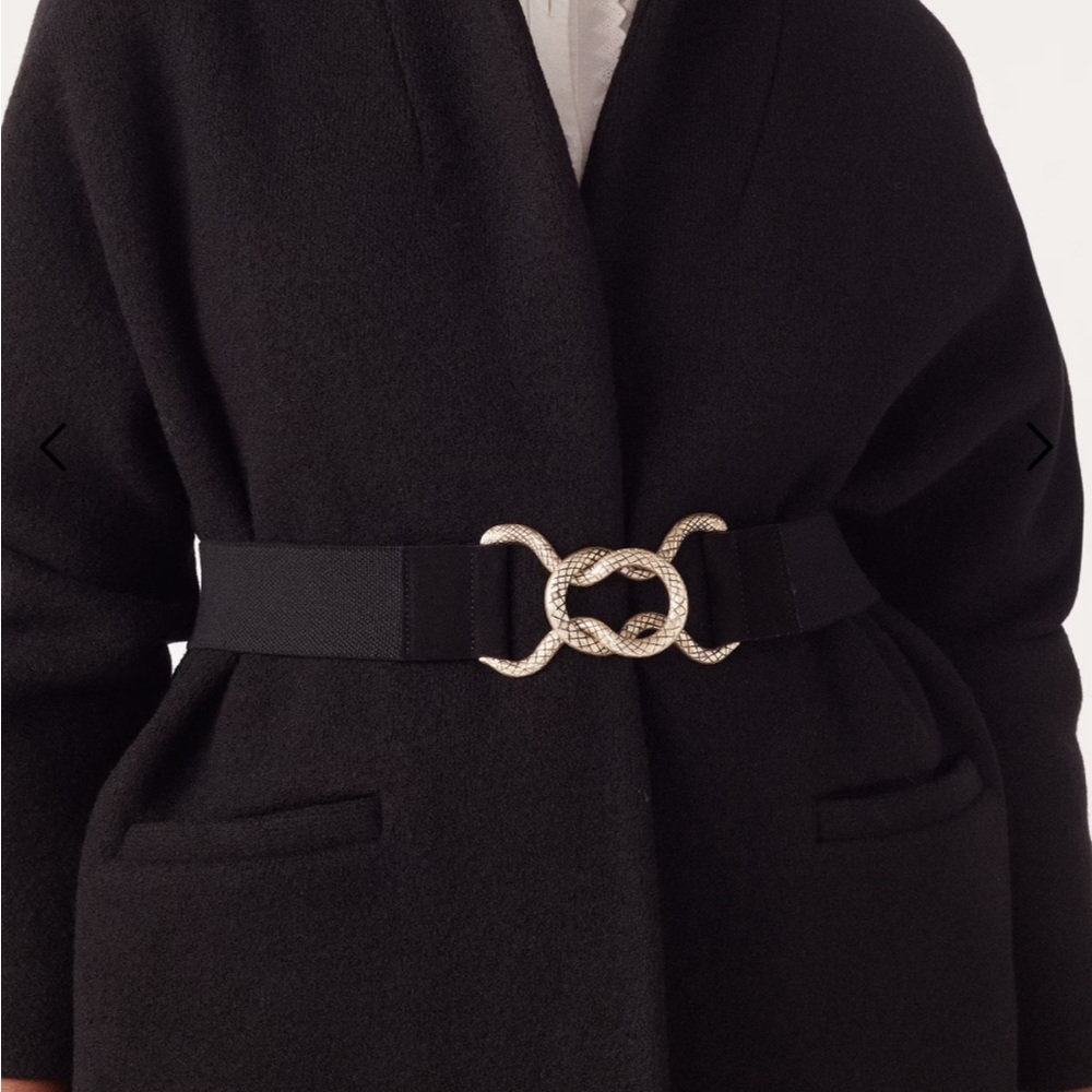 NWOT ba&sh Carole 100% wool coat size 3/Large. Fits M-L. Pockets. - Picture 13 of 14